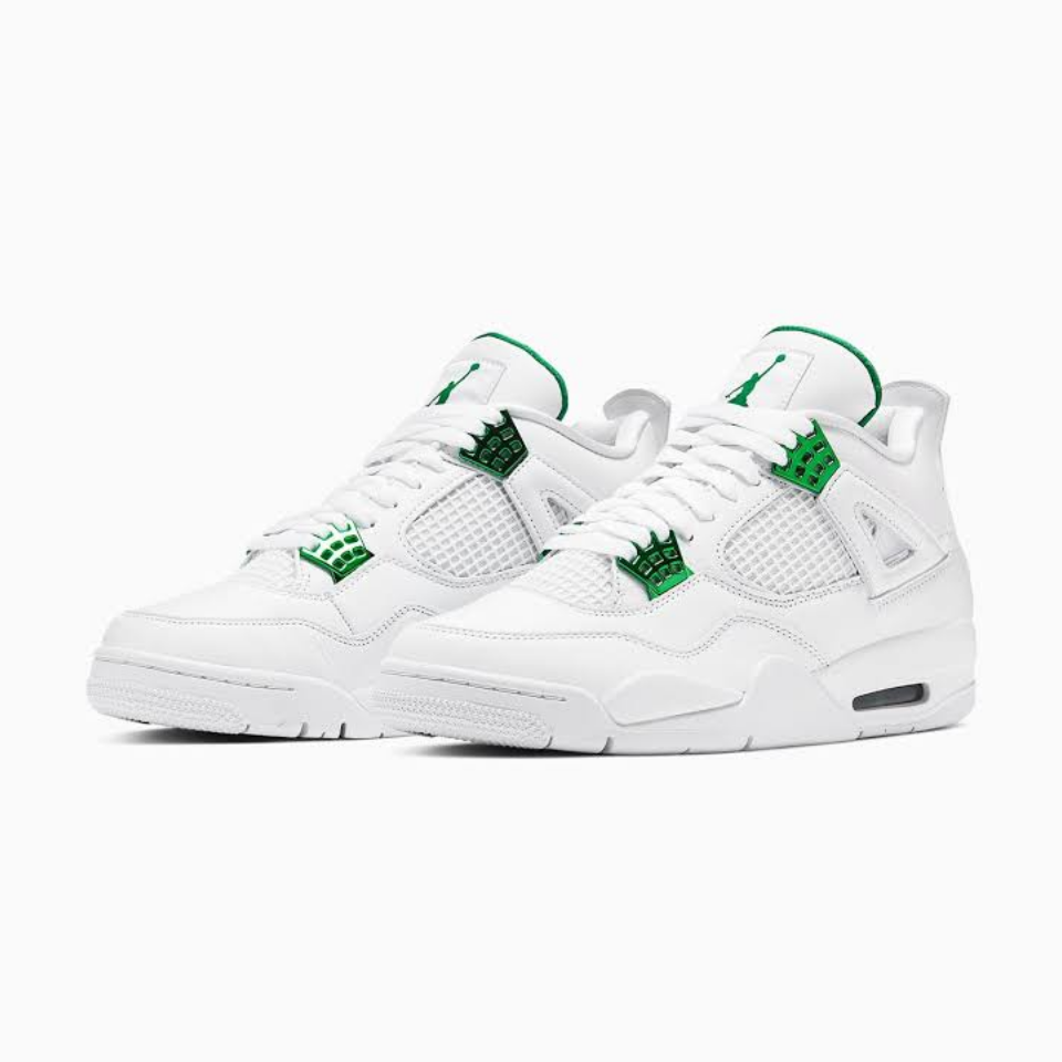 Air Jordan 4 Metallic Pine Green